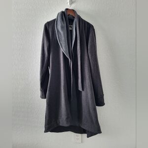 UGG Duffield II Women's Shawl Collar Robe Charcoal Gray Size L